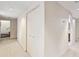 Hallway with a closet and access to the bathroom at 14333 E Warren Pl, Aurora, CO 80014