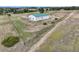 Detached garage with a green roof and scenic views at 4812 Moonshine Ridge Trl, Parker, CO 80134