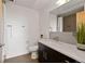 Modern bathroom with a sleek vanity, contemporary fixtures, and neutral color palette at 1585 Hecla Way # 201, Louisville, CO 80027