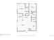 Here is a floorplan of a home with dimensions of the rooms at 1585 Hecla Way # 201, Louisville, CO 80027