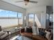 Bright living room with modern decor, and views at 1585 Hecla Way # 201, Louisville, CO 80027