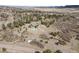 An aerial view showing the home's placement on the lot and surrounding natural beauty at 5800 Elk View Ct, Larkspur, CO 80118