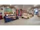 The bedroom has twin beds with fun and unique designs at 5800 Elk View Ct, Larkspur, CO 80118