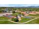 Aerial view of neighborhood park featuring tennis courts, baseball fields, and basketball court at 9598 Lowell Blvd, Westminster, CO 80031