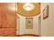 Arched hallway with a round ceiling and decorative painting at 1423 E Fair Pl, Centennial, CO 80121