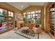 Sunlit office space with large windows and a classic roll-top desk at 1423 E Fair Pl, Centennial, CO 80121