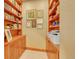 Office nook with built-in shelves and wooden cabinetry at 1423 E Fair Pl, Centennial, CO 80121