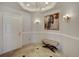 Elegant entryway with tiled floor and art at 1827 N Grant St # 1000, Denver, CO 80203