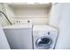 Stacked washer and dryer in the laundry room at 12113 Melody Dr # 304, Denver, CO 80234
