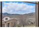 Beautiful mountain view from the home's window, showcasing the surrounding landscape at 15275 W La Salle Ave, Lakewood, CO 80228