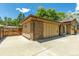 Exterior view of garage and yard at 8272 Ammons Cir, Arvada, CO 80005