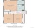 Upstairs floor plan featuring a primary bedroom, two additional bedrooms, and two bathrooms at 8272 Ammons Cir, Arvada, CO 80005