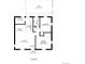 Detailed floor plan of a one-story house layout including dimensions and room names at 6330 E 13Th Ave, Denver, CO 80220