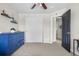 Another view of the bedroom, featuring a closet and doorway, natural light, and neutral color scheme at 3234 El Charro Pt, Castle Rock, CO 80108