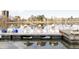 Swan pedal boats at a dock on a lake at 425 S Pearl St, Denver, CO 80209