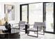 Bright nook with stylish seating by sliding glass doors offering outdoor view and natural light at 425 S Pearl St, Denver, CO 80209