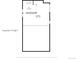 Floorplan of the basement with dimensions, showing 634.79 square feet of potential living and storage space at 7801 Valley View St, Louviers, CO 80131