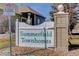 Elegant sign for Summerfield Townhomes, enhancing the welcoming entrance to the neighborhood at 6068 W Utah Ln, Lakewood, CO 80232