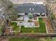 Aerial view of backyard with patio and outdoor living areas at 2905 Regis Dr, Boulder, CO 80305