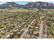 Residential neighborhood with views of Flatirons mountain range in Boulder, CO at 2905 Regis Dr, Boulder, CO 80305