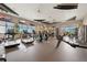 Well-equipped fitness center featuring treadmills, elliptical machines, and weight training equipment at 12854 Clearview St, Firestone, CO 80504