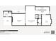 Detailed first floor plan showcasing the layout with living room, kitchen, bathroom, and office spaces at 8444 E 55Th Pl, Denver, CO 80238