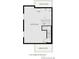 Floor plan displaying the unfinished lower level at 54 Waterford St, Erie, CO 80516