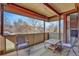 Outdoor balcony with seating and nice views at 2227 Canyon Blvd # 312A, Boulder, CO 80302