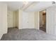 Basement featuring carpeted floors, storage, and an open layout for flexible living at 882 W 96Th Ave, Thornton, CO 80260