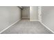 Spacious unfinished basement with neutral carpet and plenty of room for customization at 13524 Via Varra, Broomfield, CO 80020