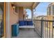 Inviting balcony with seating and city views offers a relaxing outdoor space at 3000 E 16Th Ave # 320, Denver, CO 80206