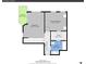 Detailed floorplan showcasing layout of the home including bedrooms and balcony at 3000 E 16Th Ave # 320, Denver, CO 80206