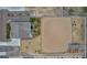 Aerial view of property with horse arena and paddock at 16122 Emporia Way, Brighton, CO 80602