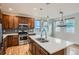 Modern kitchen featuring a large island, stainless steel appliances, and ample counter space at 3643 Zuni St, Denver, CO 80211