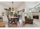 Dining room view with natural light and access to outside deck at 3413 Boxelder Dr, Longmont, CO 80503