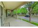 Spacious front porch provides an inviting outdoor space to relax and enjoy the neighborhood at 9270 107Th E Pl, Commerce City, CO 80640