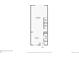 First floor layout of this home featuring the living room, kitchen, bathroom, foyer, and stairs at 6492 Simms St # A, Arvada, CO 80004
