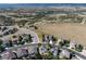 A picturesque neighborhood with well-maintained homes and views of open land at 2880 Breezy Ln, Castle Rock, CO 80109