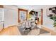 Dining room area with hardwood floors and modern decor at 3451 N York St, Denver, CO 80205