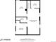 First floor plan showing layout of the bedroom, recreation room, bathroom, utility room and additional rooms at 3451 N York St, Denver, CO 80205