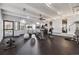 The fitness center is equipped with various machines and free weights for a comprehensive workout at 8060 E Girard Ave # 712, Denver, CO 80231
