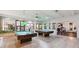 The game room features two billiard tables and exercise equipment for recreation and fitness at 8060 E Girard Ave # 712, Denver, CO 80231