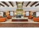 Inviting lobby with cozy seating and a striking fireplace, perfect for relaxing or gathering at 8060 E Girard Ave # 712, Denver, CO 80231
