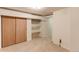 Spacious unfinished basement offers ample closet space at 353 S Niagara St, Denver, CO 80224