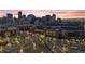 Stunning aerial view of the city skyline at sunset at 2245 Blake St # L M N, Denver, CO 80205