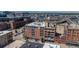 Bird's-eye view of the building and surrounding cityscape at 2245 Blake St # L M N, Denver, CO 80205