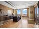 Spacious home office with city views and built-in shelving at 2245 Blake St # L M N, Denver, CO 80205