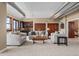 Open concept living space with two sofas and a coffee table at 2245 Blake St # L M N, Denver, CO 80205