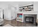 Spacious living room with fireplace and open floorplan at 425 Peabody St, Castle Rock, CO 80104