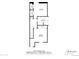 Layout of the first floor showing bedrooms, closets, and a bathroom at 105 S High St # A, Breckenridge, CO 80424